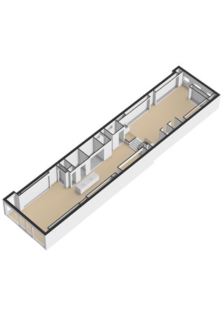 Floorplan - Voorstraat 32, 3441 CM Woerden